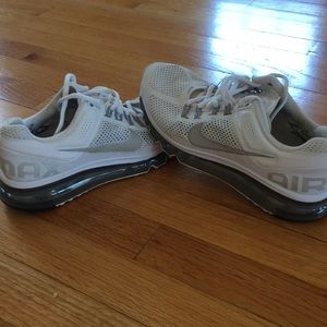 Nike air max white/silver